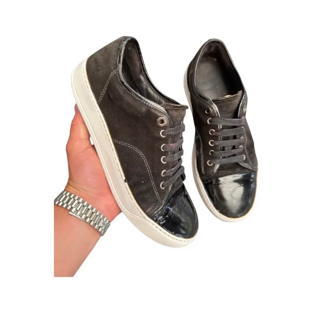 Lanvin DBB1 Patent Cap Toe Sneaker