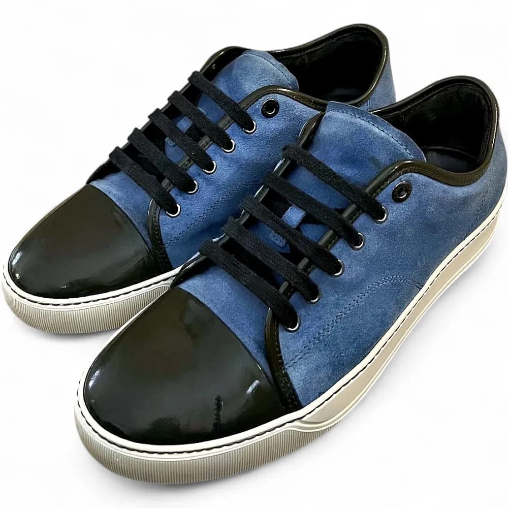 Lanvin Lågskor i mocka och lack