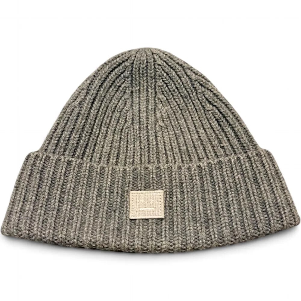 Acne Studios Rib-knit Face Beanie