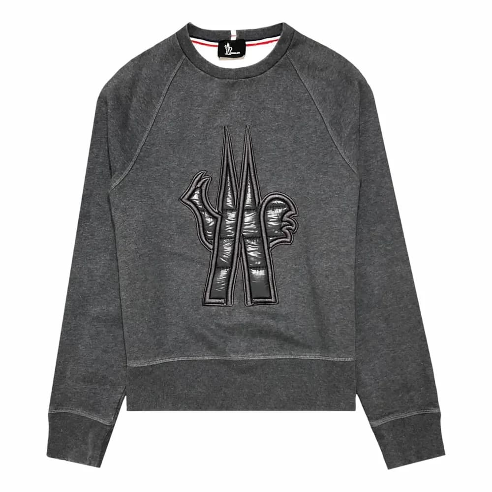 MONCLER Padded Quilted Logo Sweatshirt