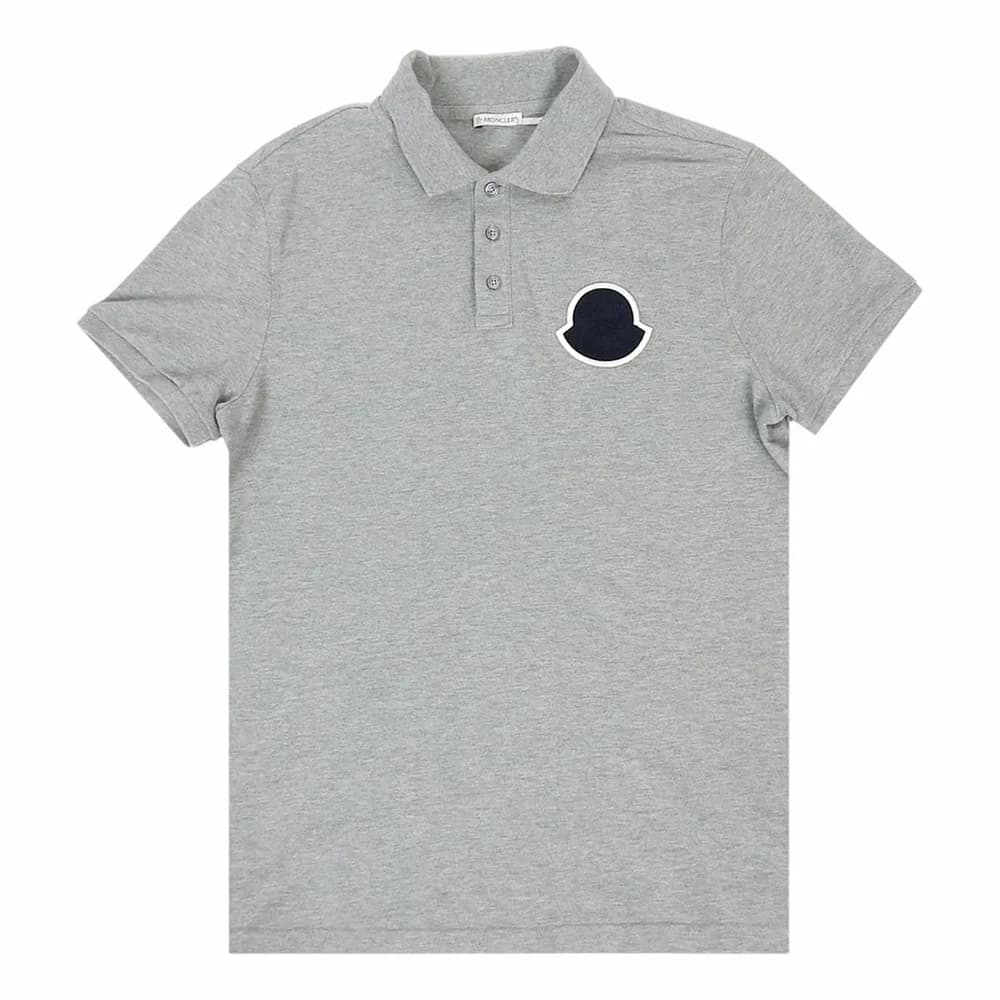 MONCLER Large Terry Logo Polo Shirt