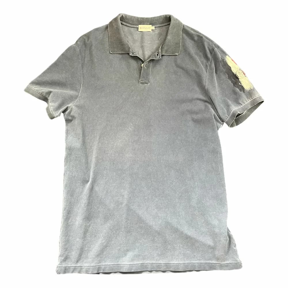 MONCLER Short Sleeve Terry Polo Shirt