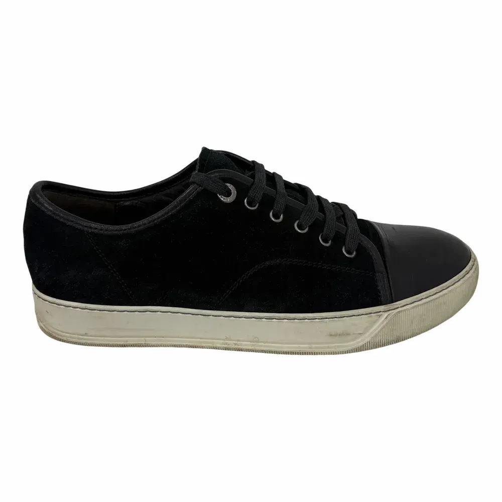 LANVIN DBB1 Patent Cap Toe Sneaker