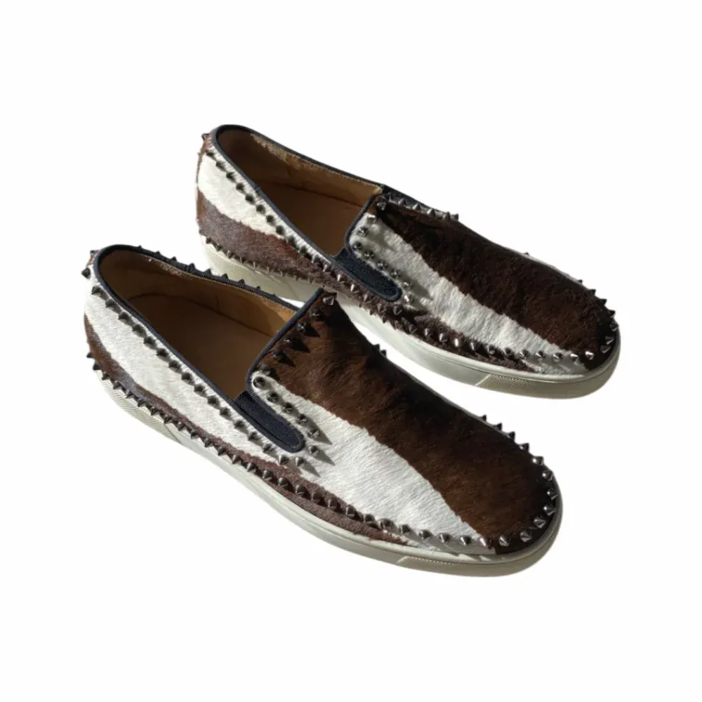 Christian Louboutin Rollerboy Spiked Loafers