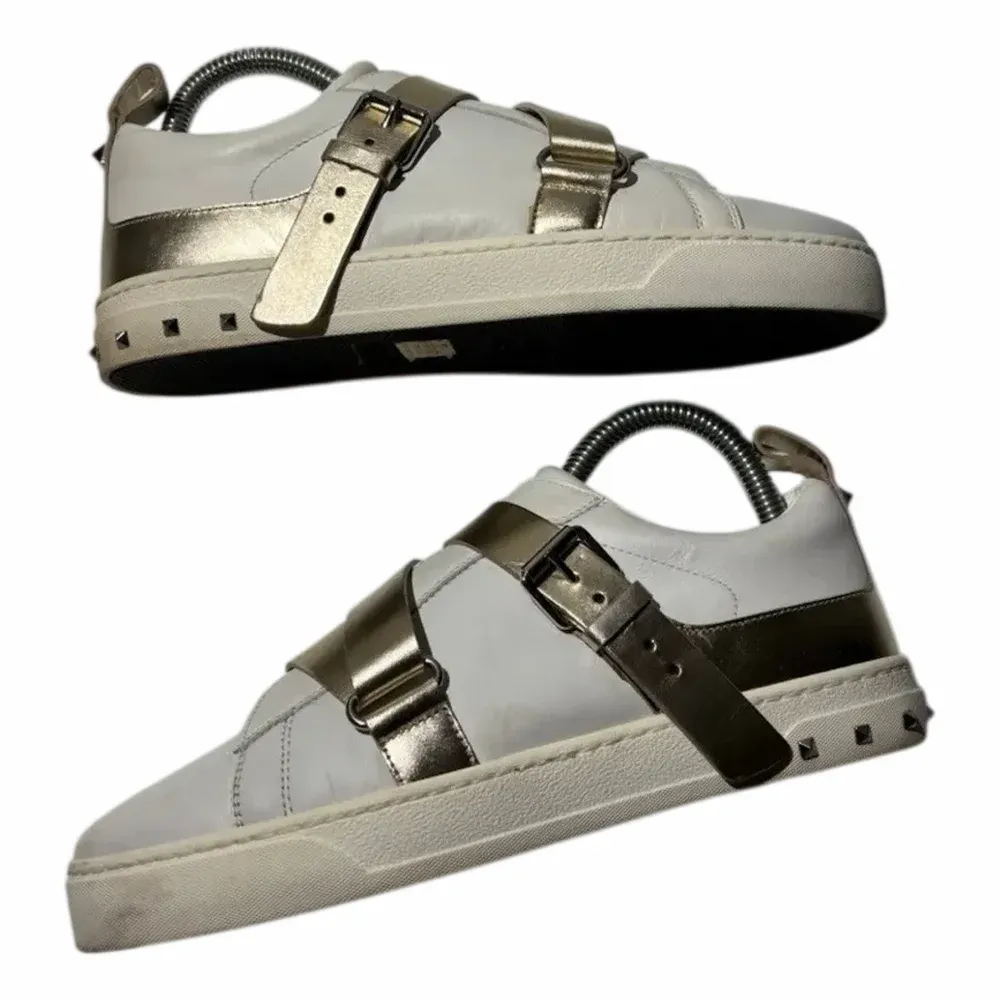 VALENTINO V-Punk Buckle Rockstud Sneakers