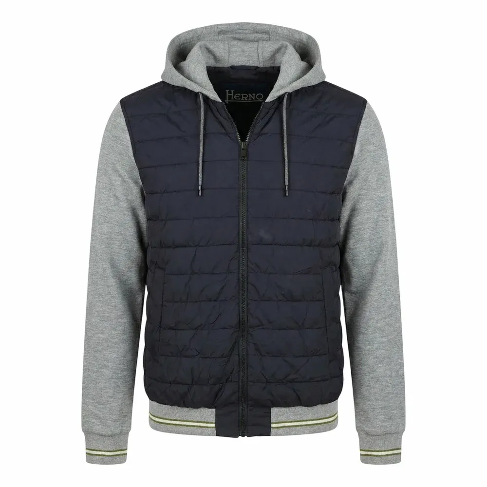 HERNO Quilted Hybrid Hooded Jacket