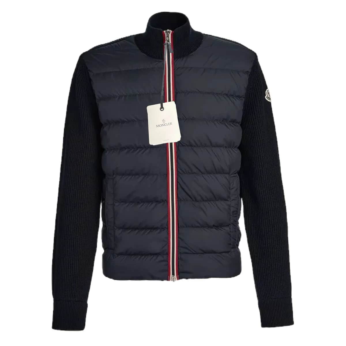 Moncler Tricot Hybrid Zip Cardigan