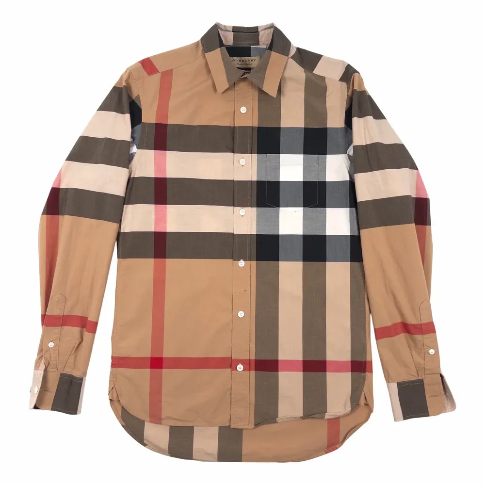 BURBERRY Check Cotton Shirt