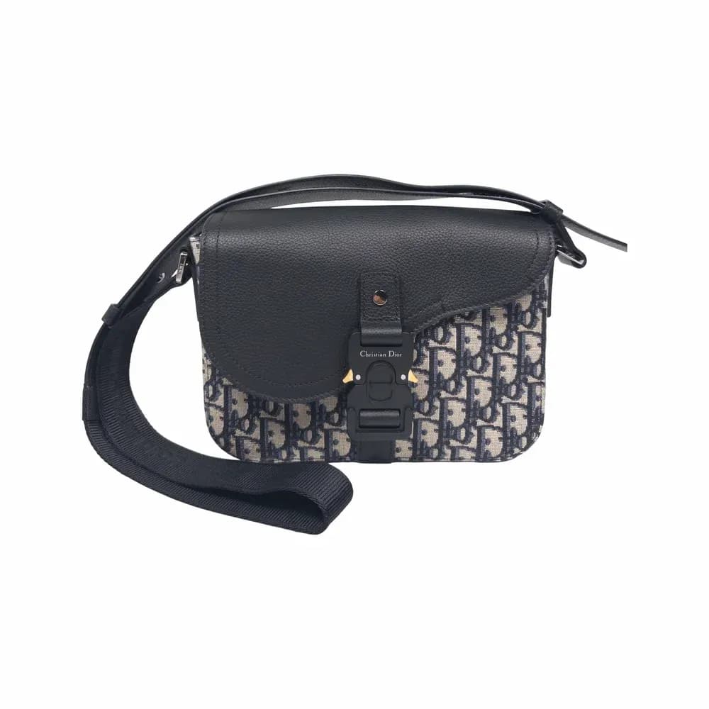 DIOR Mini Saddle Messenger Bag with Flap