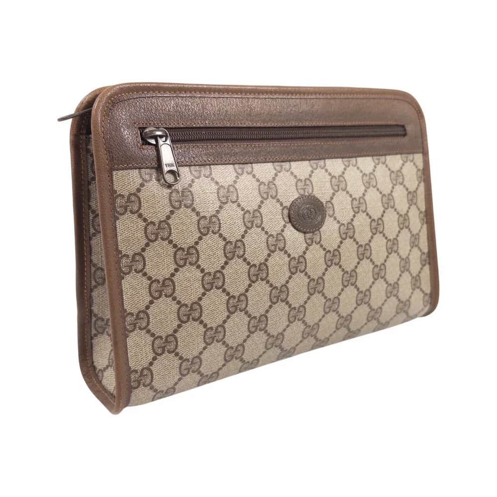 Gucci GG Supreme Vintage Clutch Bag