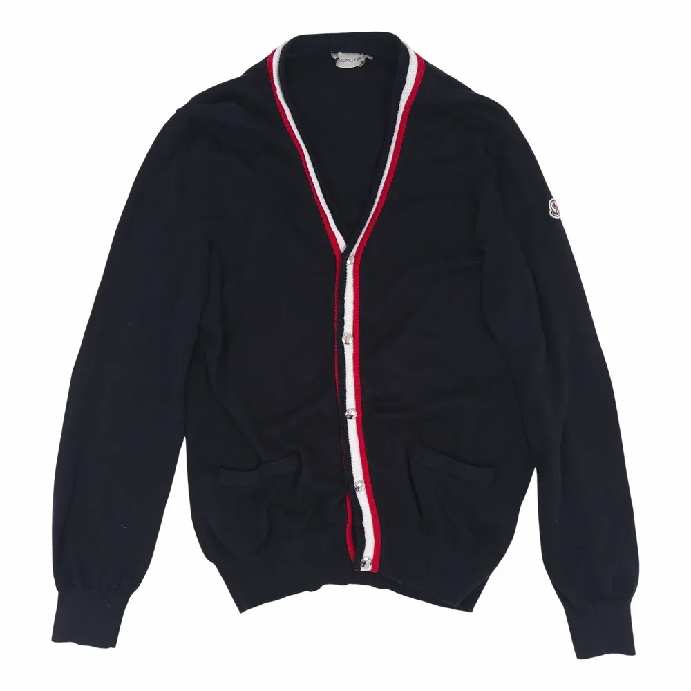 MONCLER Gamme Bleu Logo Cardigan