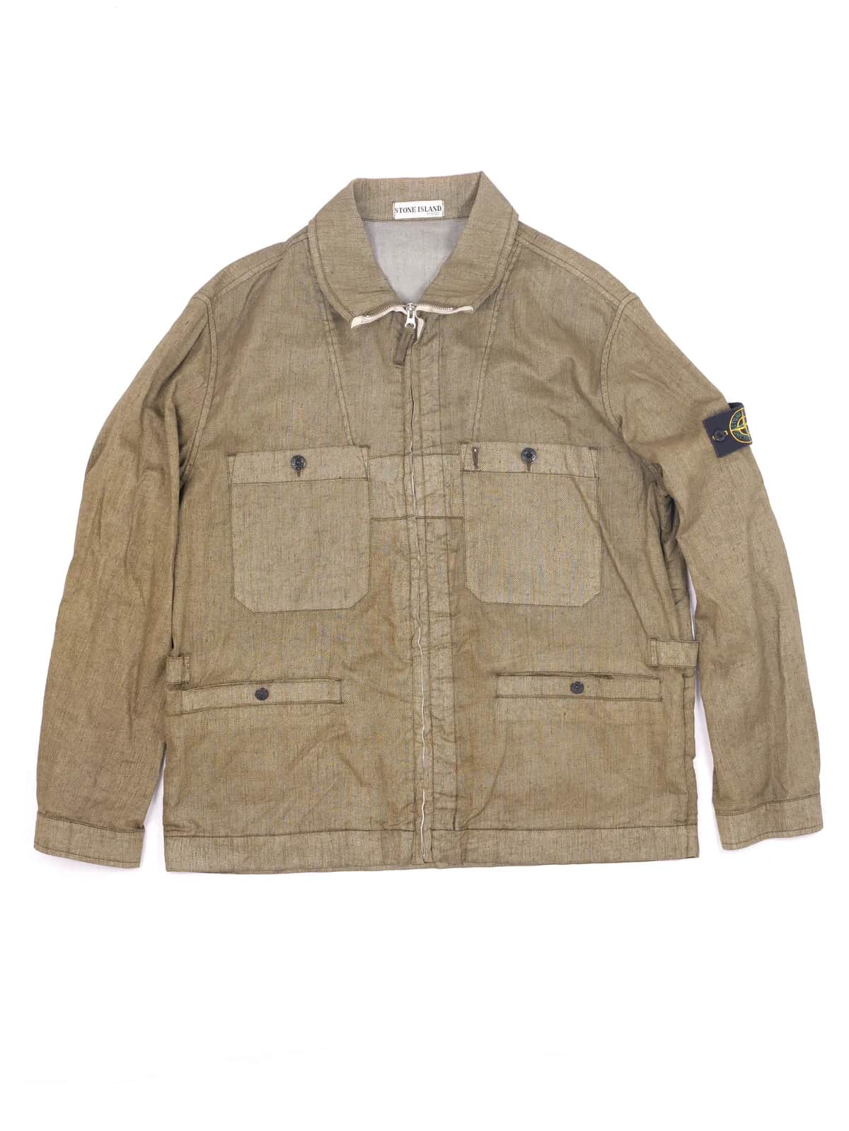 Stone Island Diagonal Cotton/Wool Field Jacket