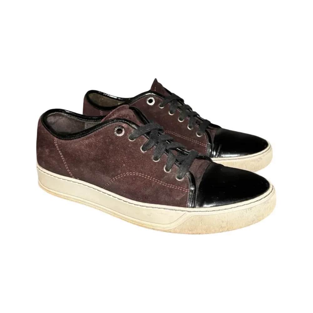Lanvin DBB1 Patent Cap Toe Sneaker