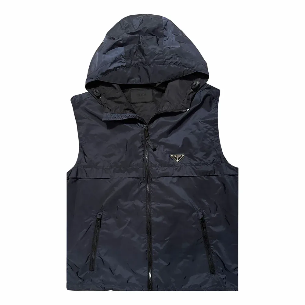 PRADA Re-Nylon Hooded Gilet (SGB461)