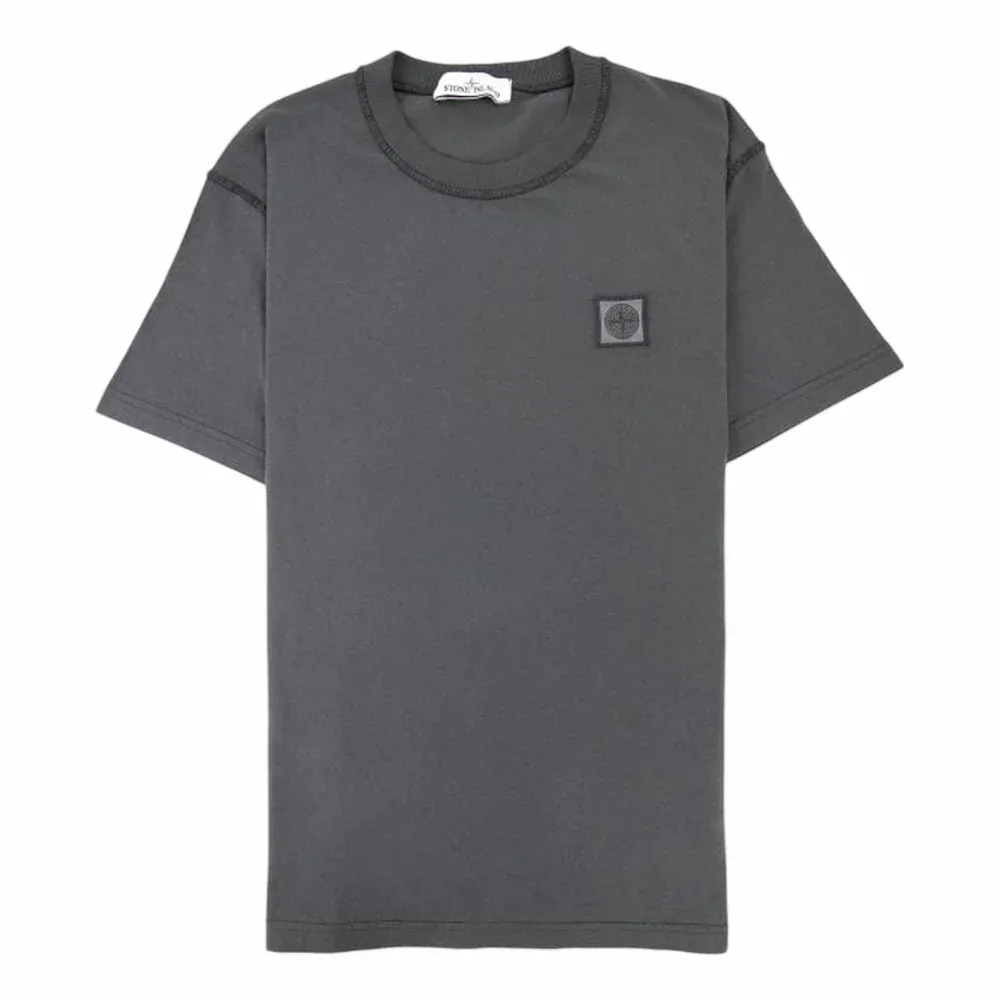 STONE ISLAND Garment Dyed Cotton Jersey T-Shirt with Compass Patch