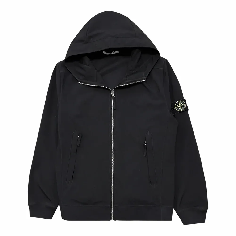 Stone Island Light Soft Shell-R e-dye Hooded Jacket