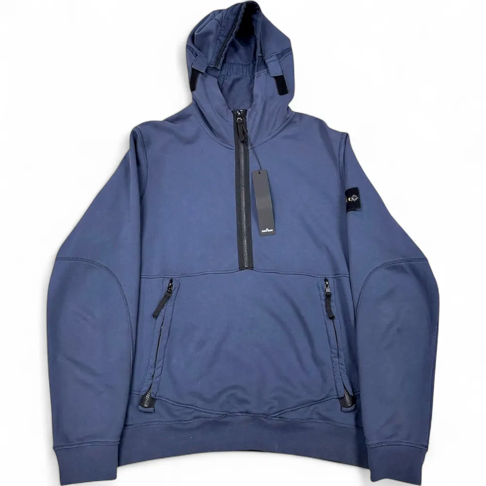 STONE ISLAND Garment Dyed Half Zip