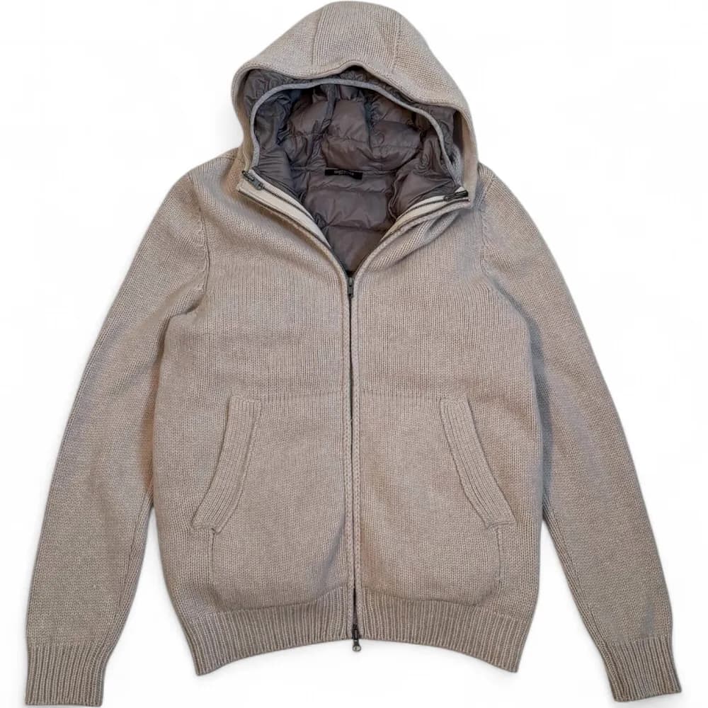 GRAN SASSO Yak/Merino Full Zip Hoodie