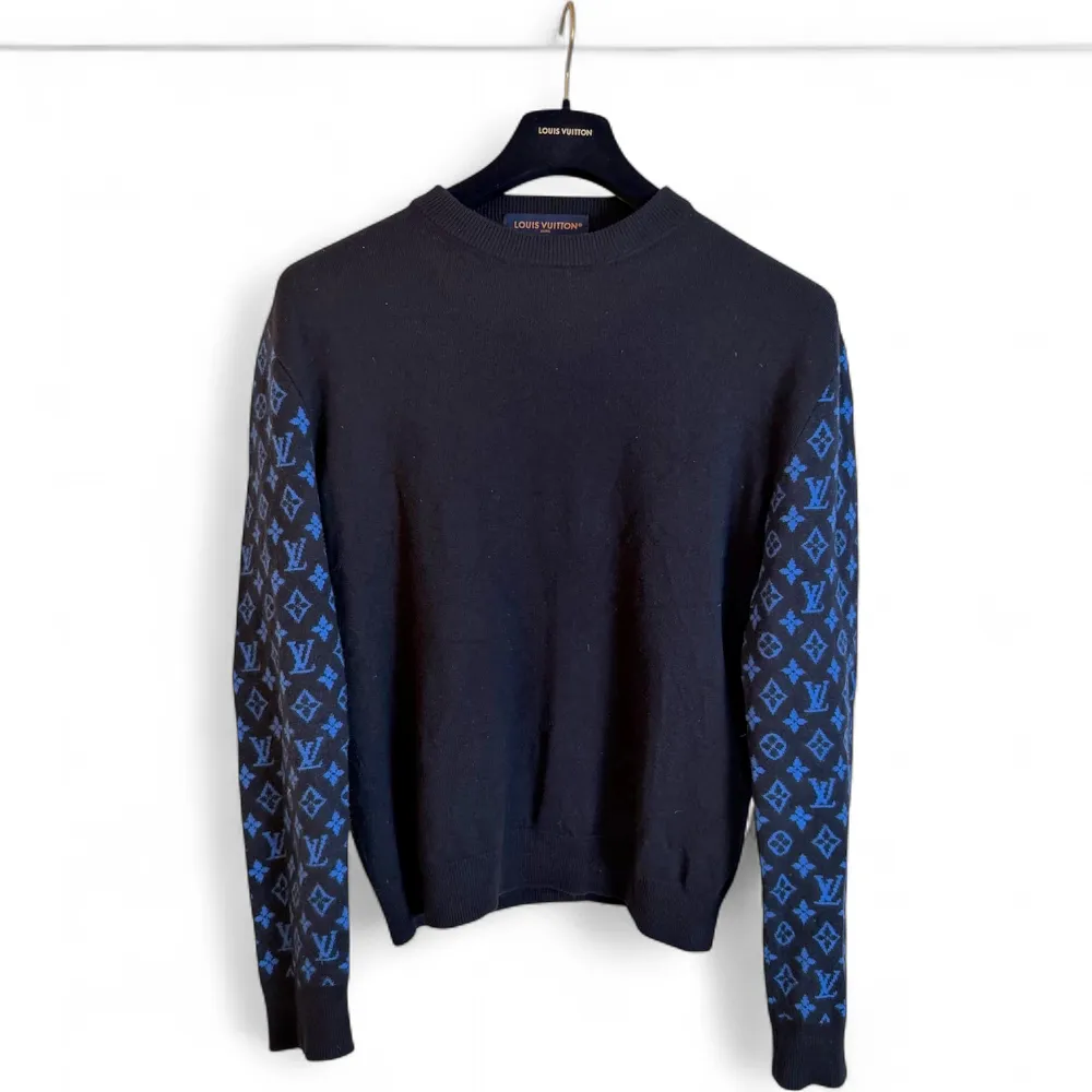LOUIS VUITTON Monogram Mix Cashmere Crewneck