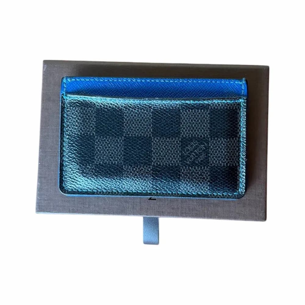 LOUIS VUITTON Porte-cartes Simple Damier Graphite