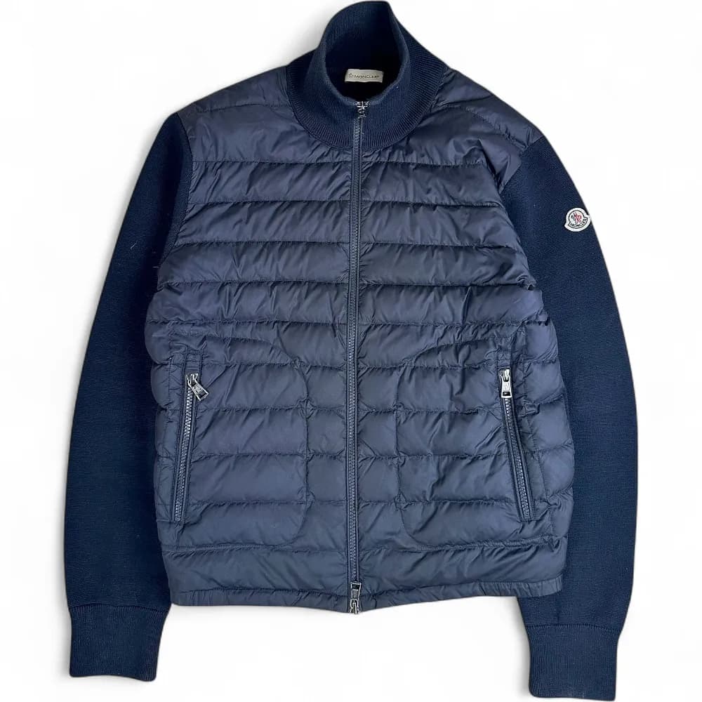 MONCLER Padded Zip-Up Tricot Cardigan
