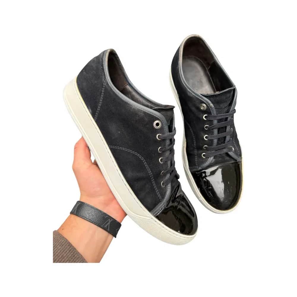 Lanvin DBB1 Patent Cap Toe Sneaker