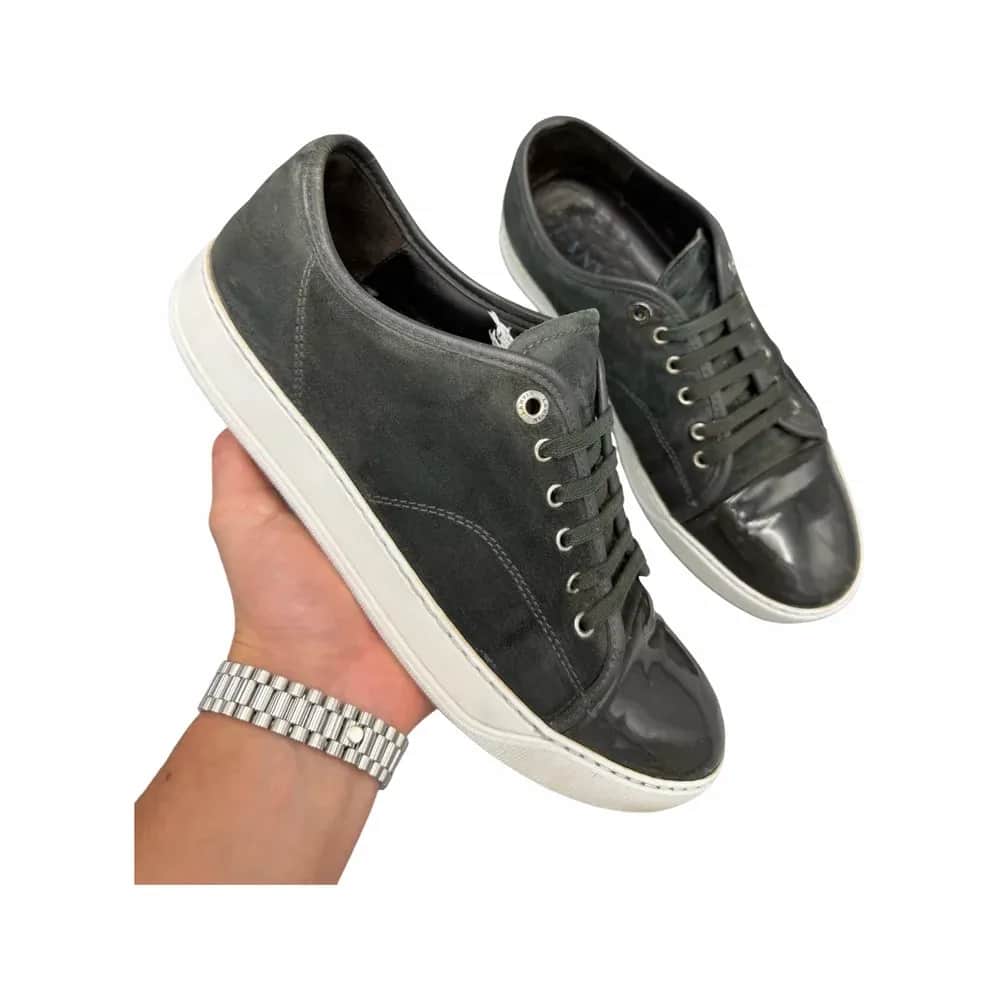 Lanvin DBB1 Patent Cap Toe Sneaker